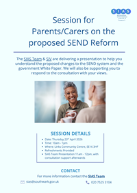 SEND Reform SIAS Session